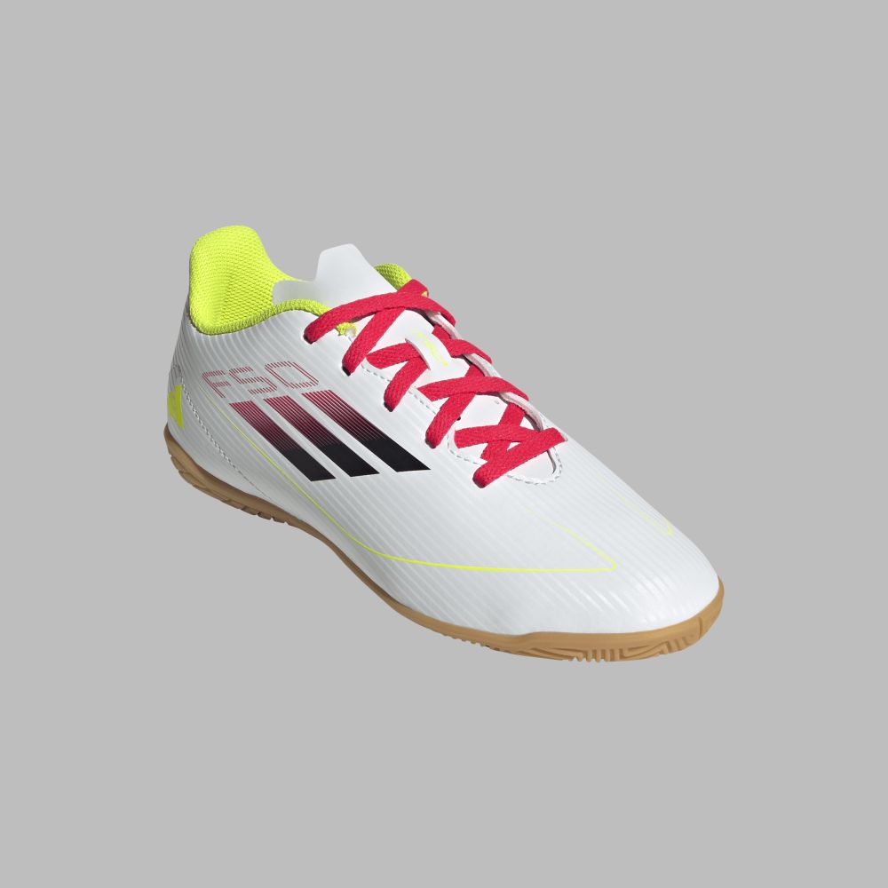 Tenis adidas Kids F50 Club IN-Blanco