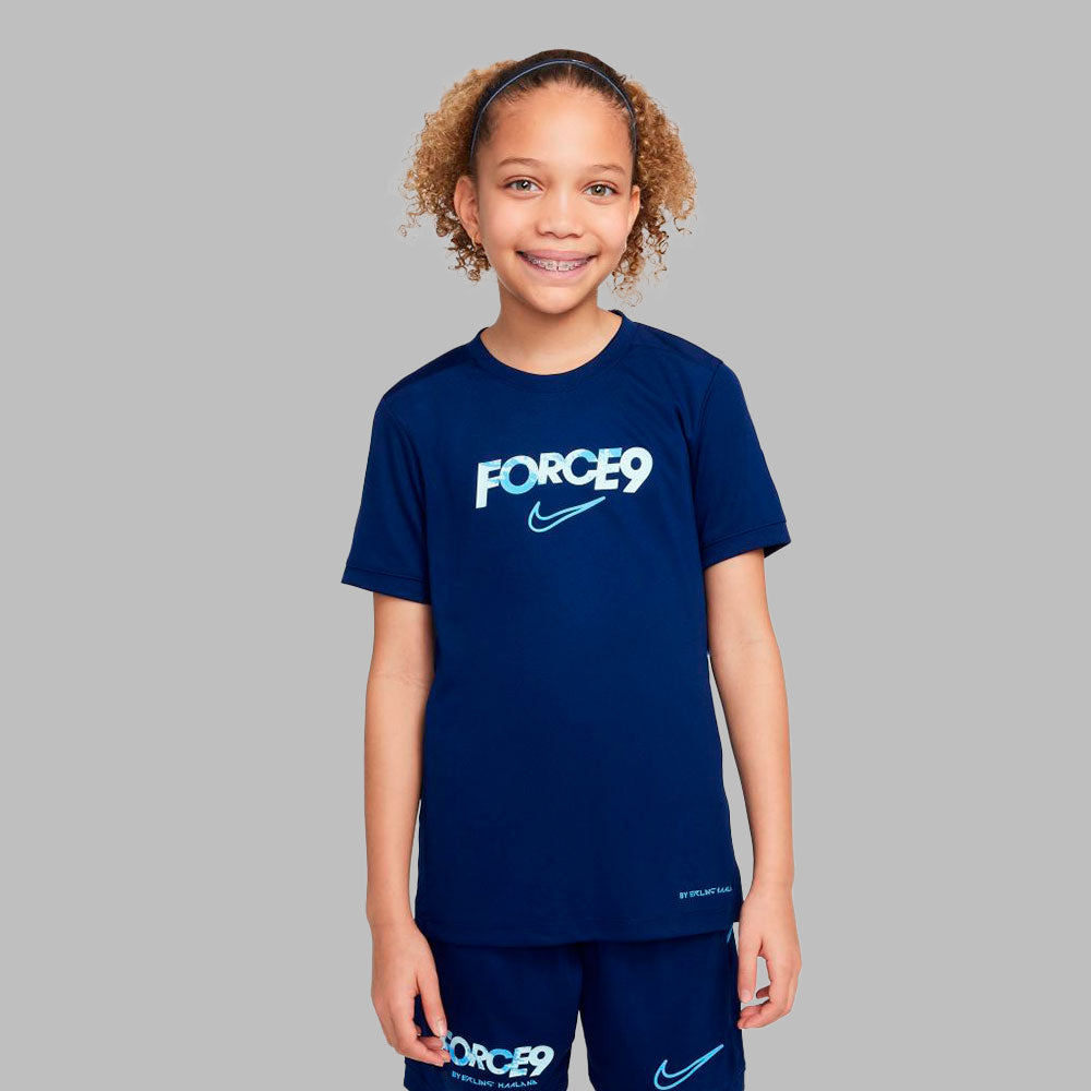 Camiseta Nike Kids Erling Haaland Academy-Azul