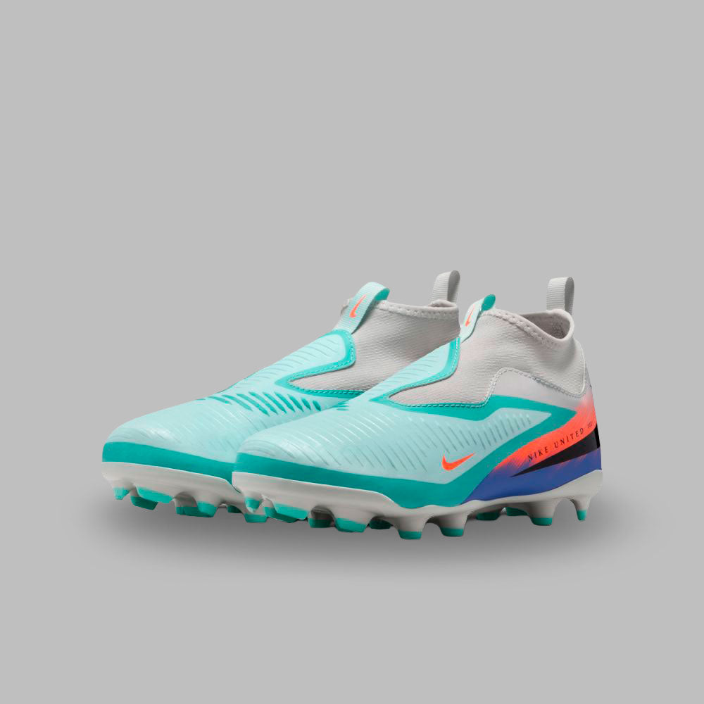 Guayos Nike Kids Phantom 6 Low Academy MG - Azul