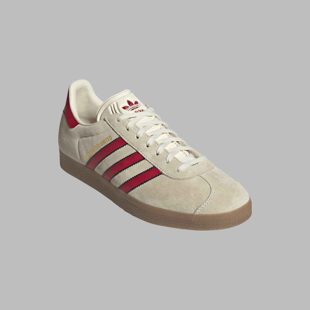 Tenis adidas Unisex Gazelle Terrace Manchester United - Rojo