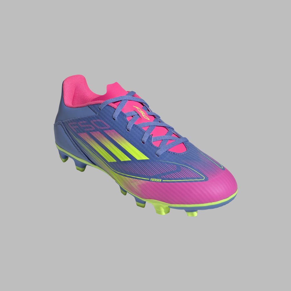 Guayos adidas Unisex F50 Club FG/MG - Azul/Multicolor