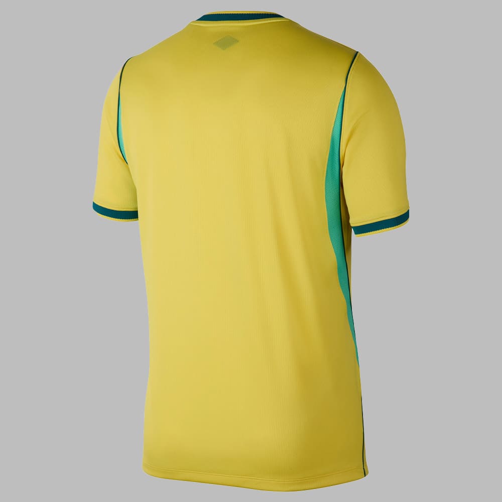 Camisetas Nike Hombre Brasil Local Stadium - Amarillo