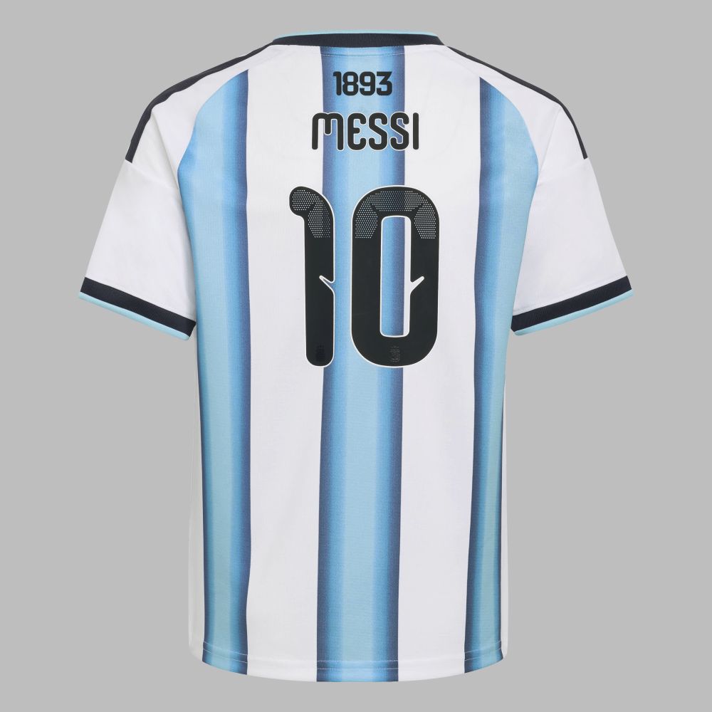Camiseta adidas Kids Local Selección Argentia 26 Messi - Azul