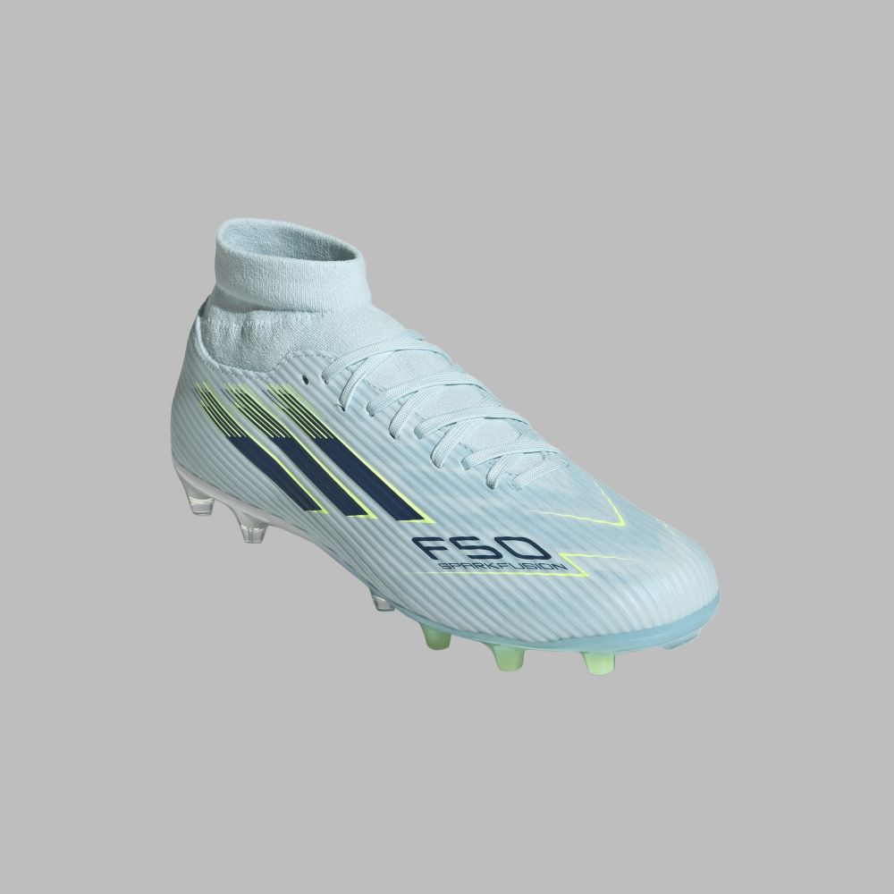 Guayos adidas Mujer F50 Sparkfusion Club FG - Azul