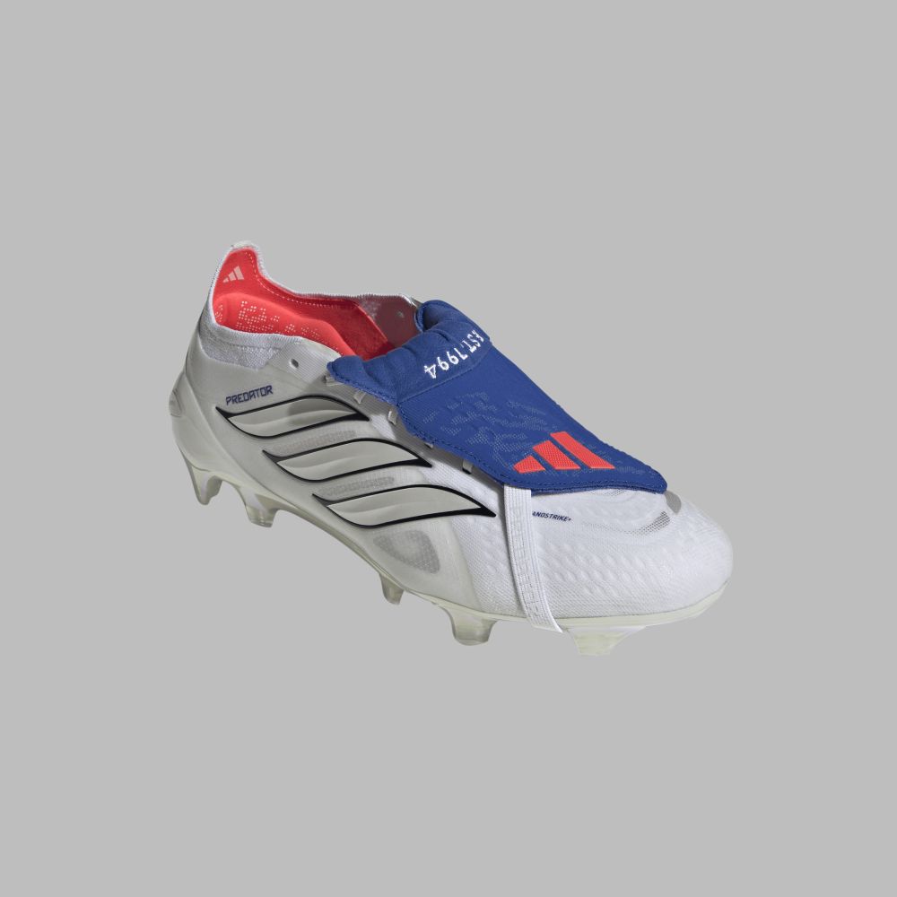Guayos adidas Hombre Predator Elite con Lengüeta Plegable FG - Blanco
