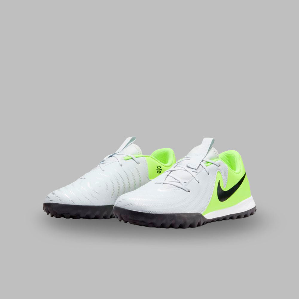Torretin Nike Kids Jr Phantom Gx II Academy TF - Plateado-Verde