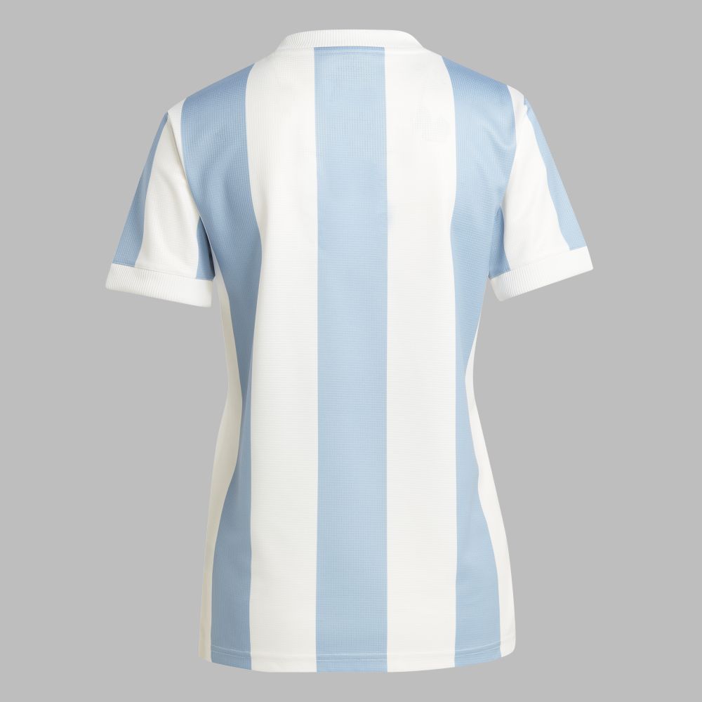 Camiseta adidas Mujer Argentina Aniversario-Azul-Blanco