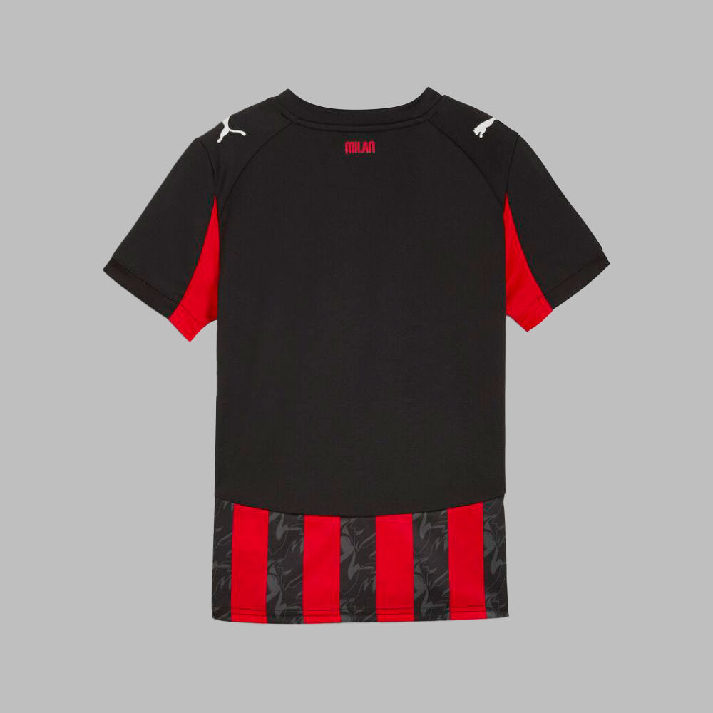 Camiseta Puma Kids home AC Milan 25/26 - Negro - Rojo