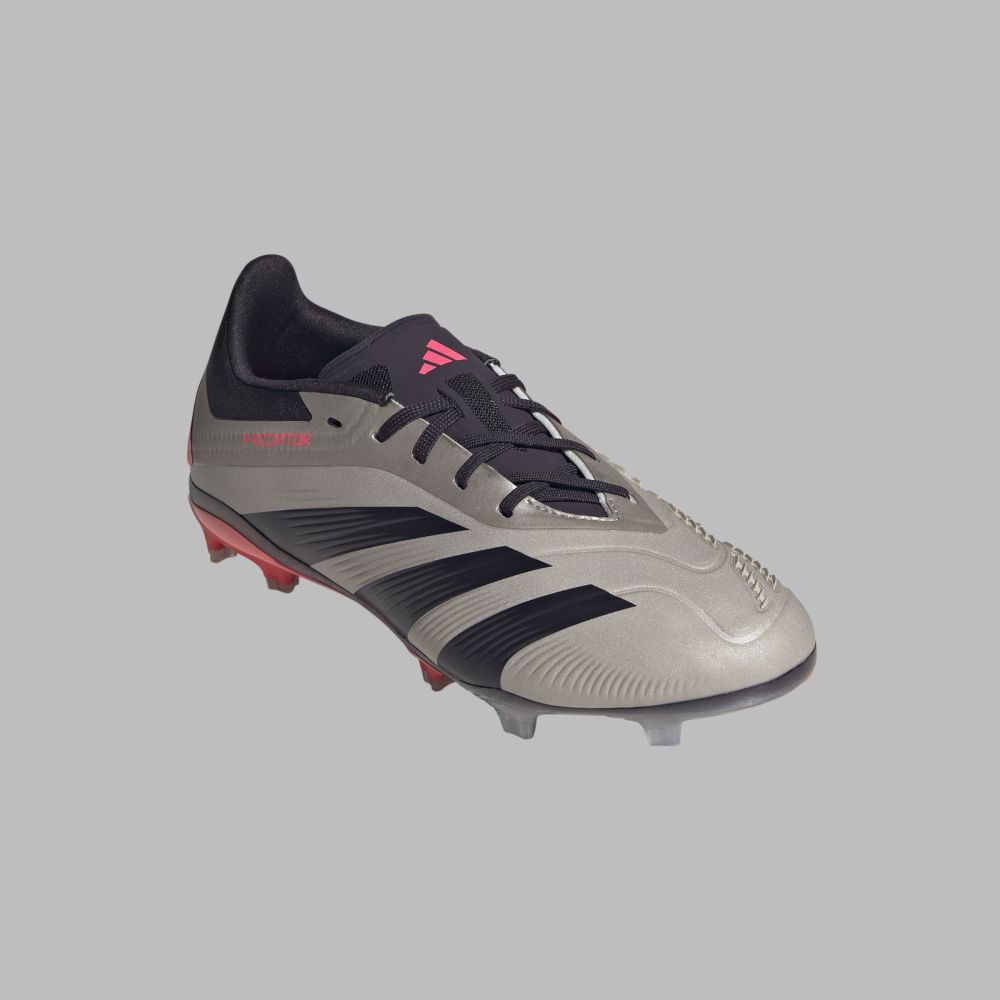 Guayos adidas Kids Predator Elite Cesped Natural FG -Gris/Negro