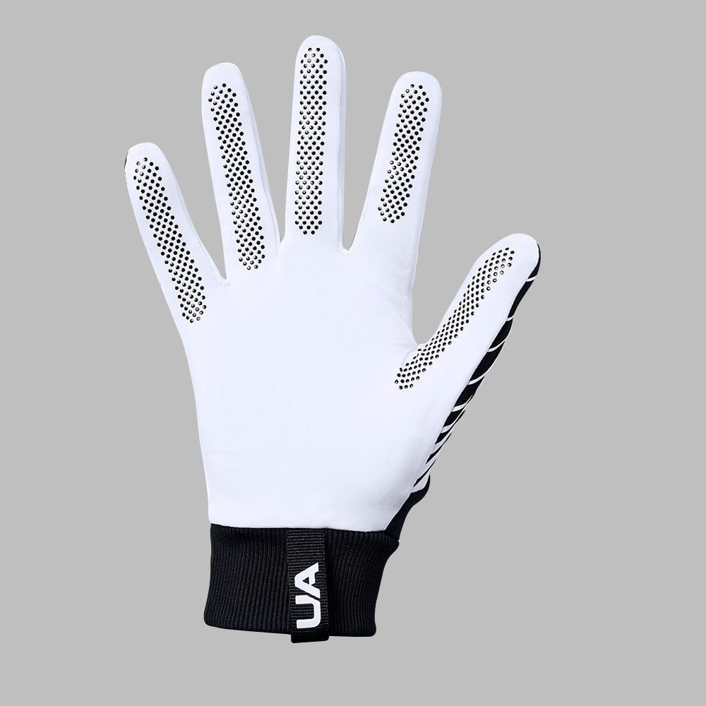 Guantes Under Armour Hombre Field Players Gl - Negro-Blanco