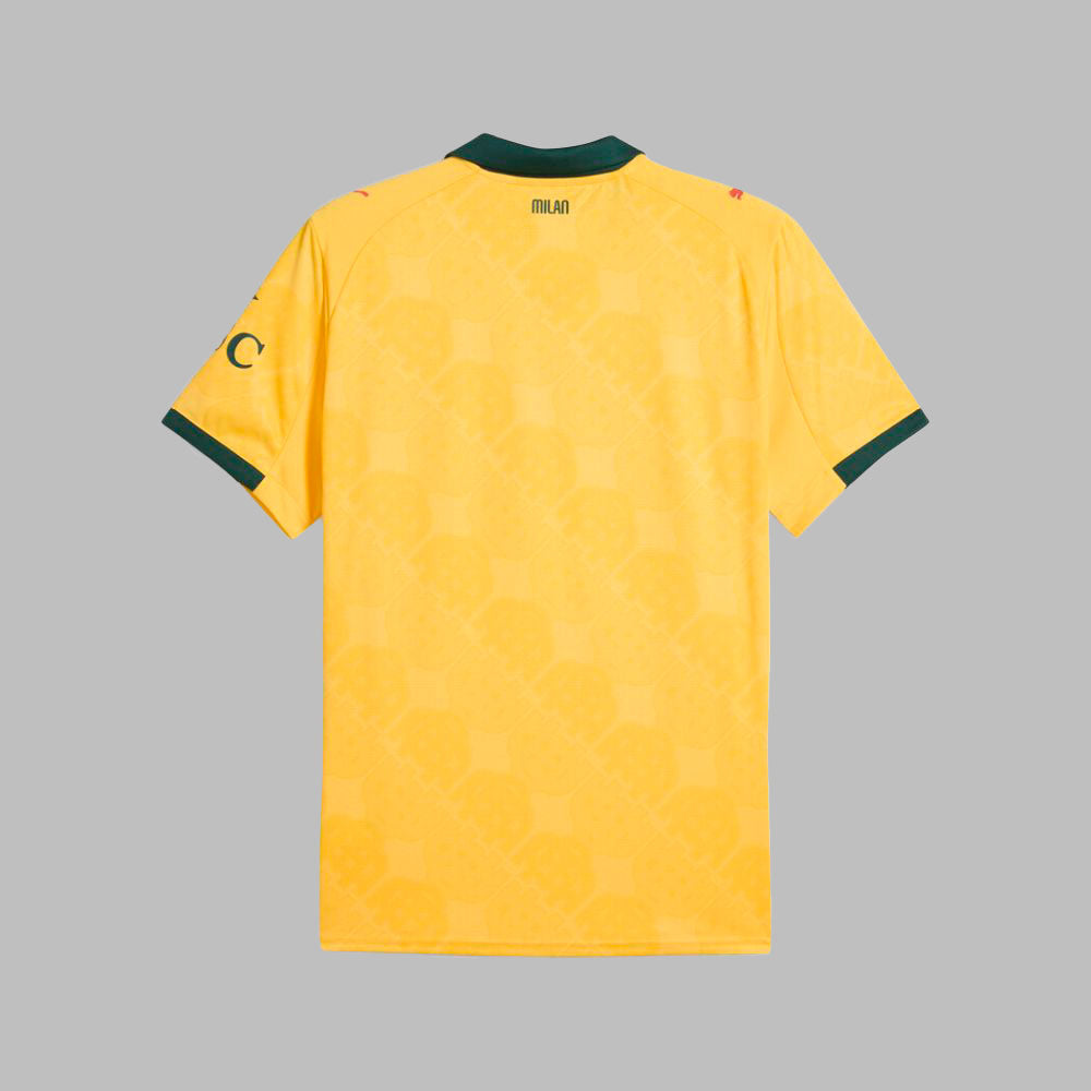 Camiseta Puma Hombre Alternativa Ac Milan 25/26-Amarillo