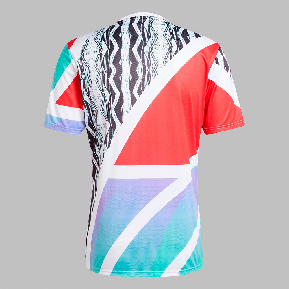 Camiseta adidas Hombre PreMatch Arsenal 24-Blanca-Multicolor