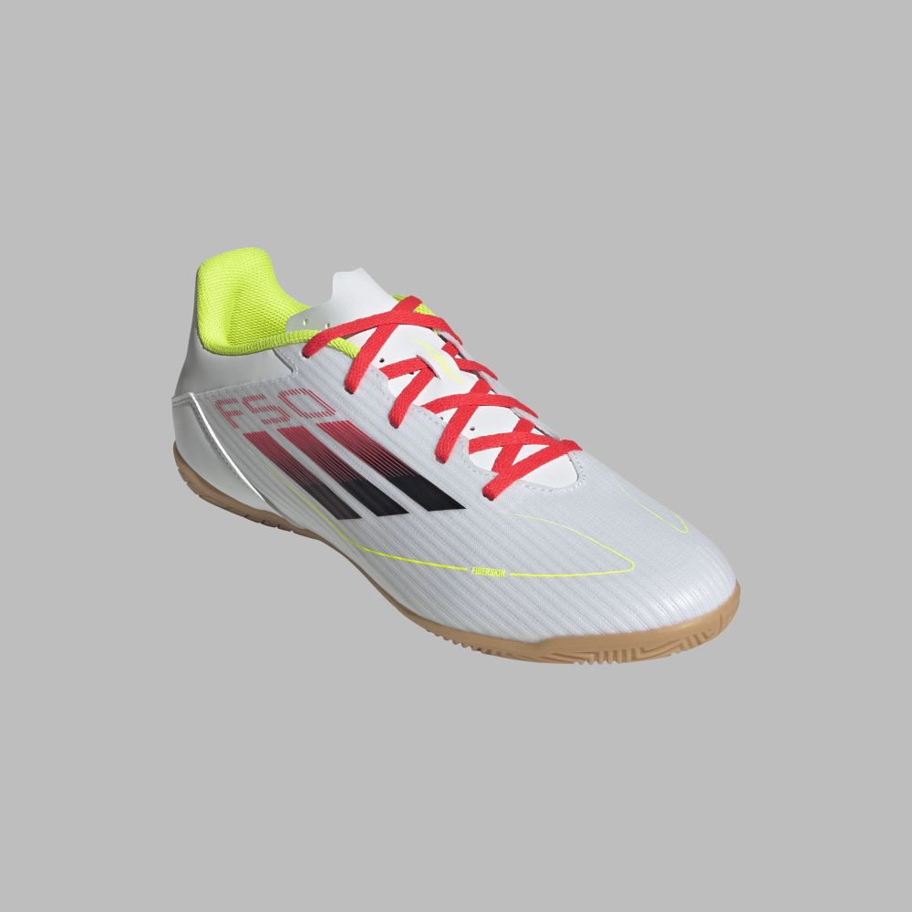 Tenis adidas Hombre F50 Club Cancha Cubierta IN - Blanco