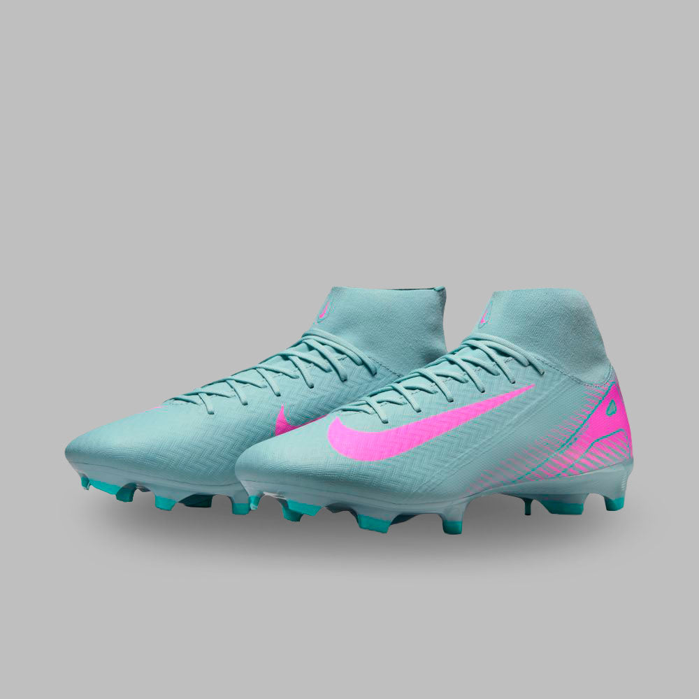 Guayos Nike Hombre Mercurial Superfly 10 Academy FG/MG - Azul/Rosado