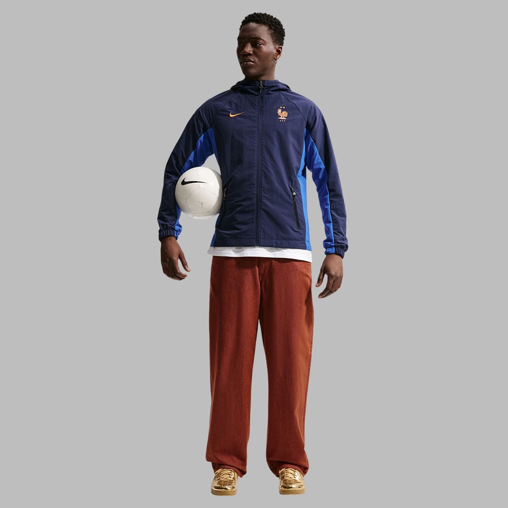 Chaqueta Nike Hombre Francia AWF - Azul - Fútbol | Uso casual y entrenamiento