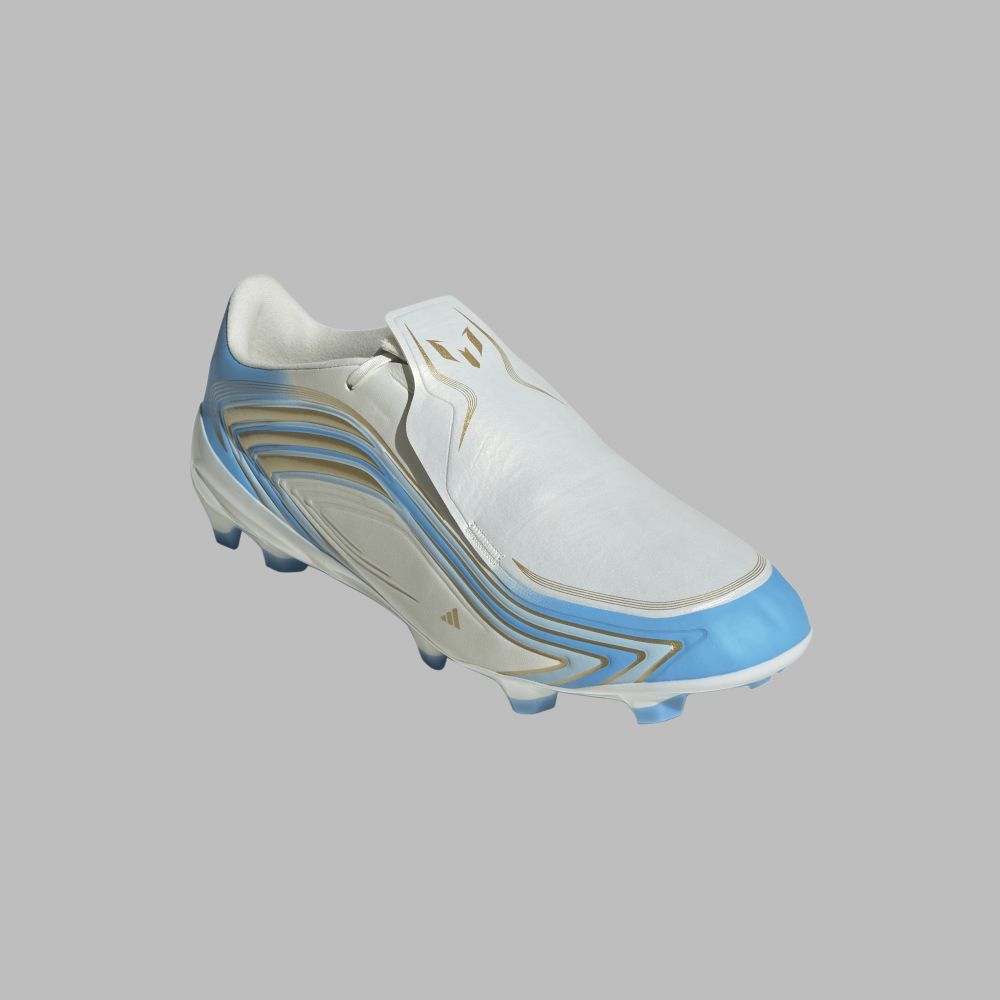 Guayos Adidas Performance Hombre F50 League Messi FG - Blanco - Fútbol | Césped natural