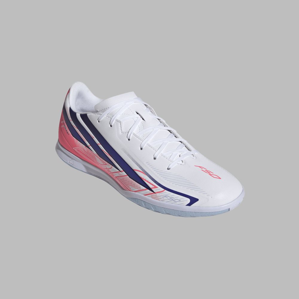 Tenis Adidas Performance Hombre F50 Hyperfast Club - Blanco - Fútbol | Uso casual y entrenamiento