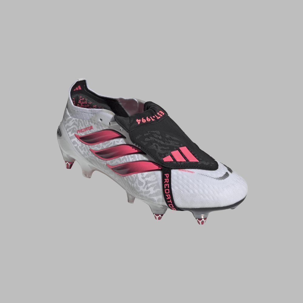 Guayos Adidas Performance Hombre Predator Elite Lengüeta Plegable SG - Blanco - Fútbol | Terreno blando