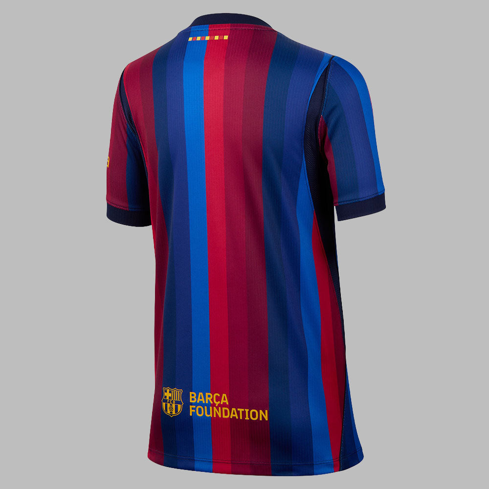 Camiseta Nike Niños FC Barcelona Local 26/27 Stadium - Rojo - Azul - Fútbol | Uso casual y entrenamiento