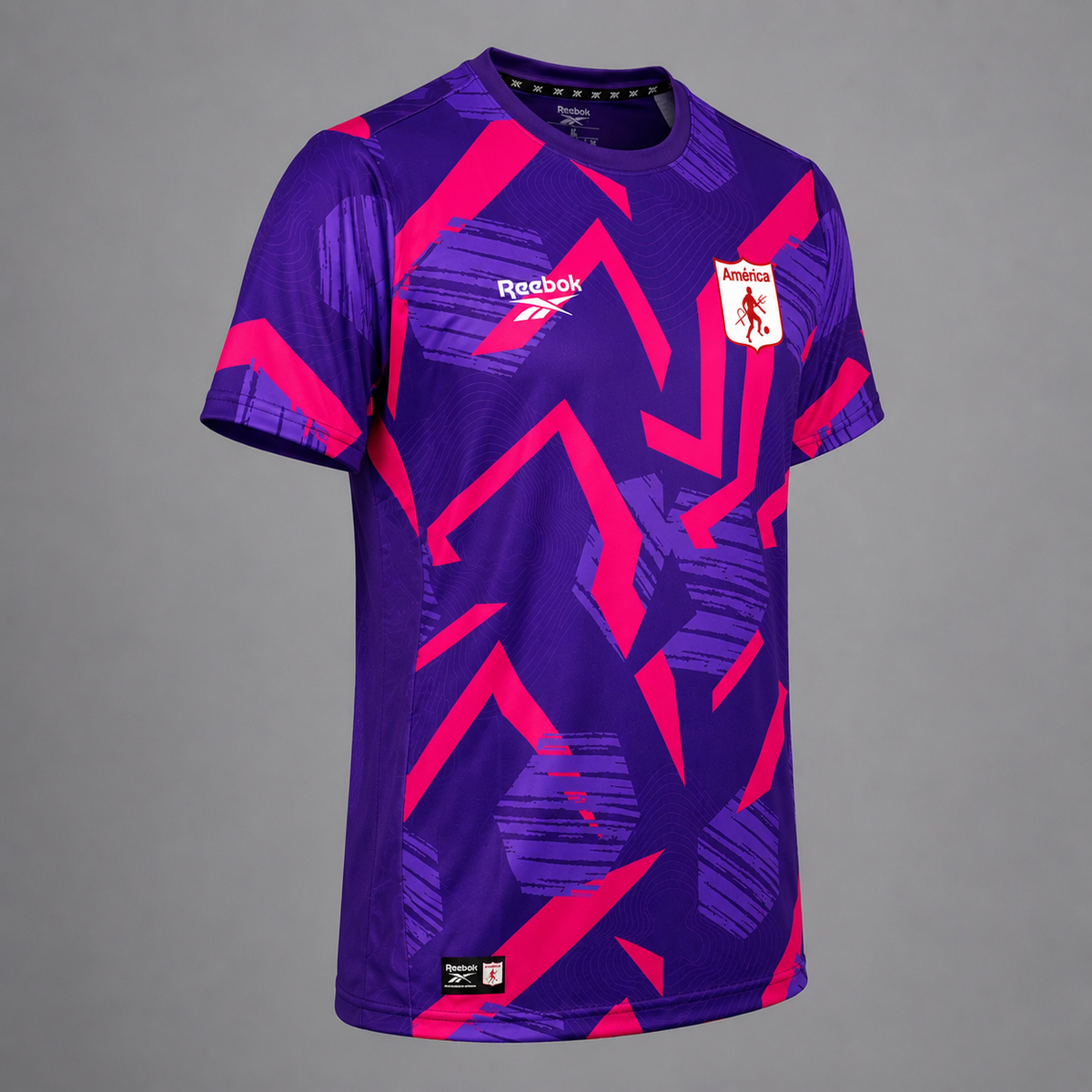 Camiseta Arquero Reebok Hombre América de Cali Arquero 1 2026 - Morado - Fútbol | Uso de Portero