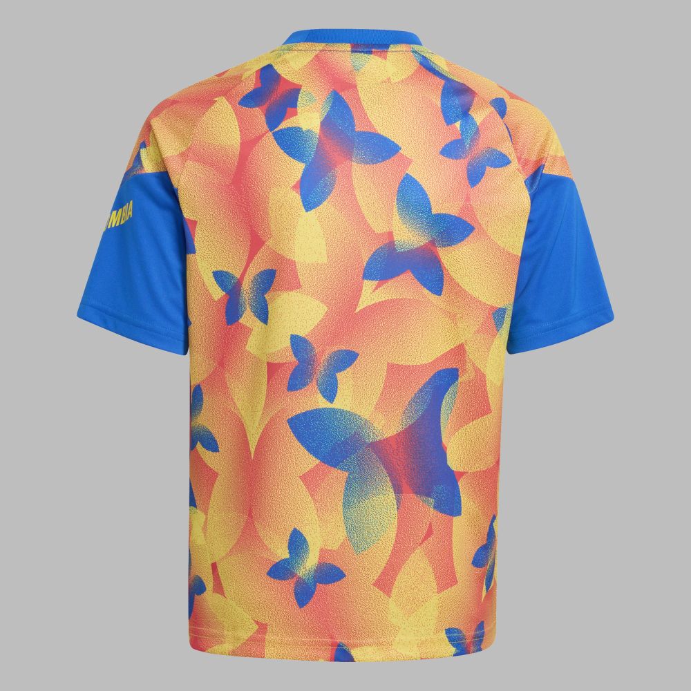 Camiseta adidas Niños Prepartido Local Selección Colombia 26 - Azul