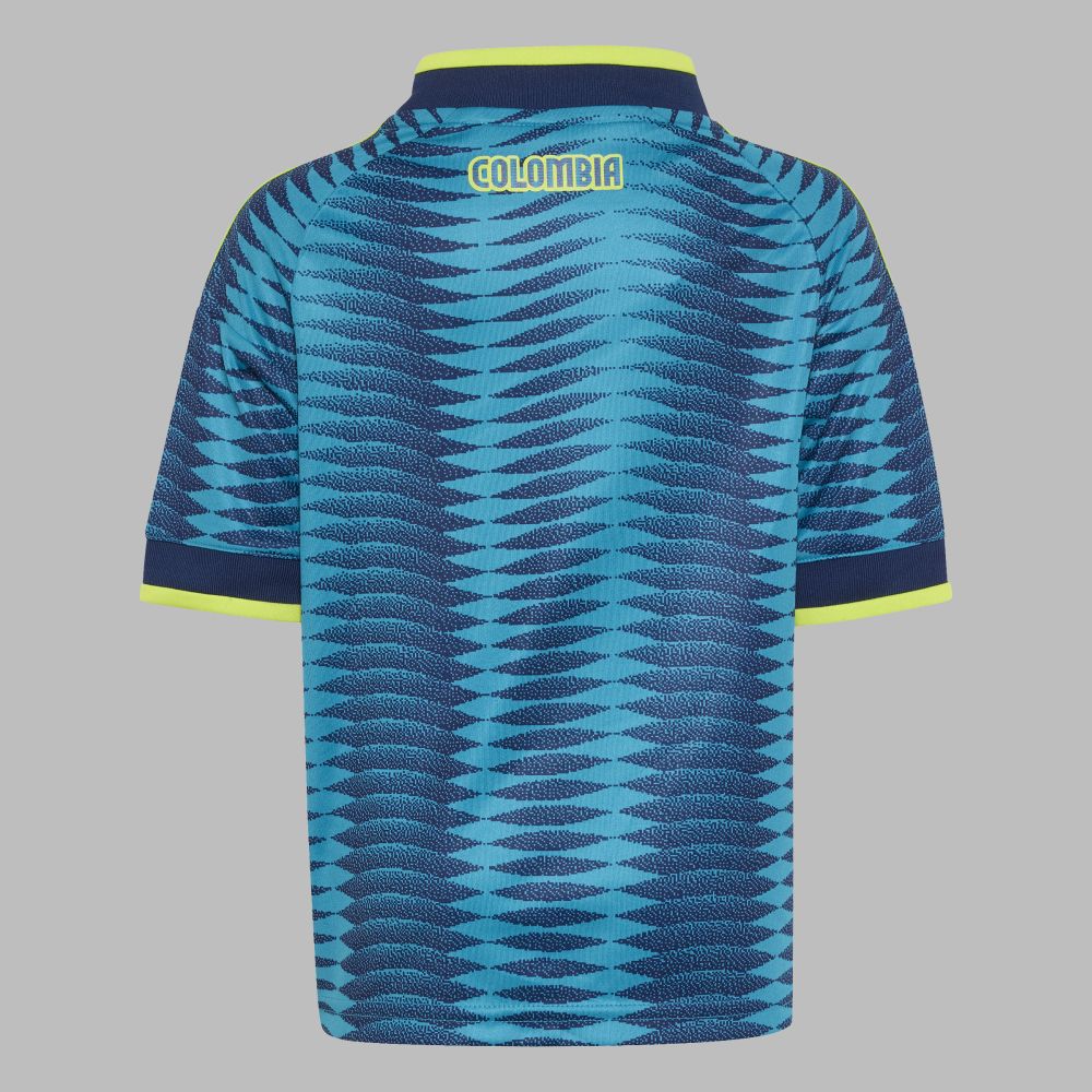 Uniforme adidas Niños Visitante Selección Colombia 26 - Azul