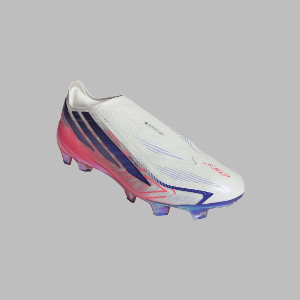 Guayos Adidas Performance Hombre F50 Hyperfast Elite sin Cordones - Blanco - Fútbol | Entrenamiento y competencia
