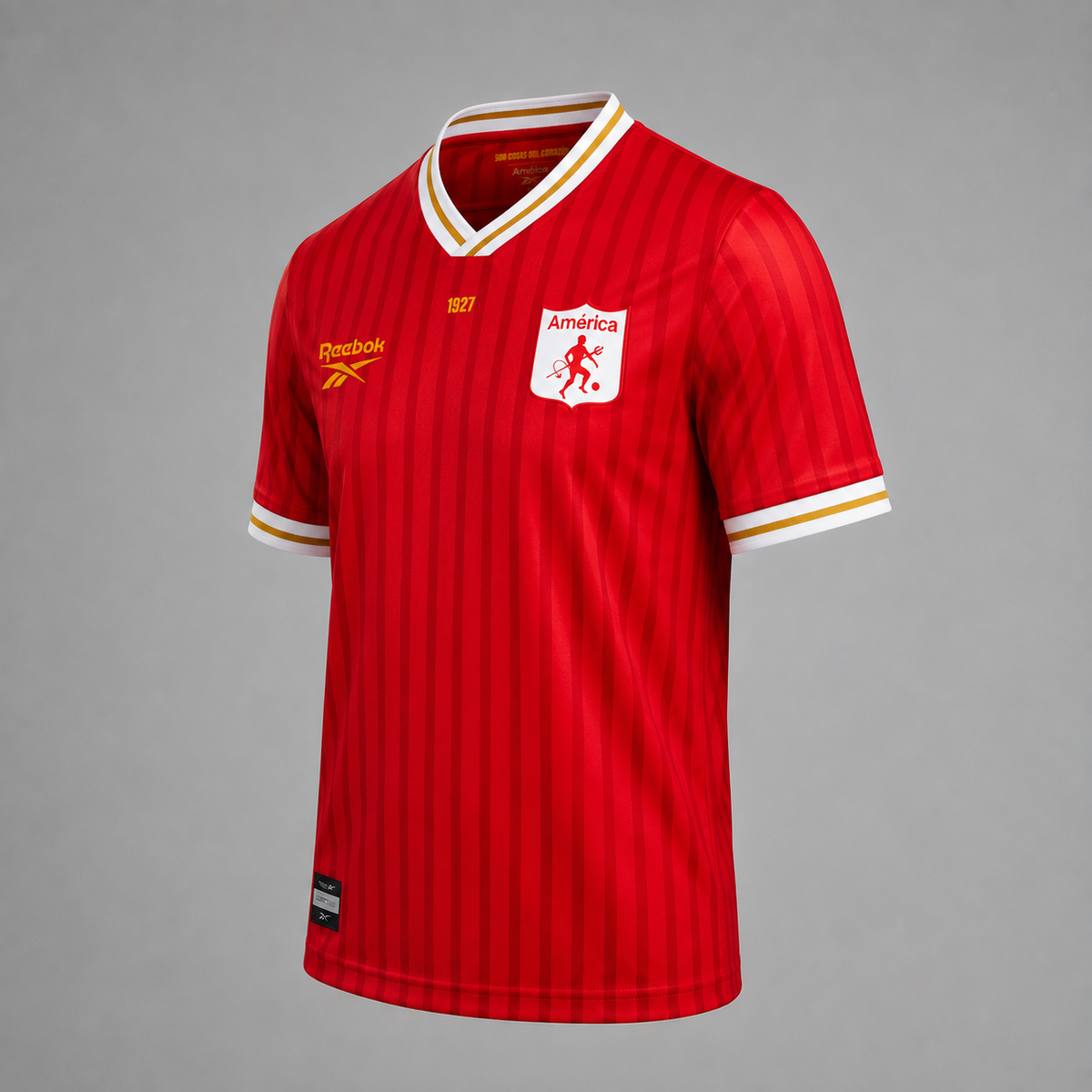 Camiseta Reebok Mujer América de Cali Local Titular 2026 - Rojo - Fútbol | Día de Partido y Uso Casual