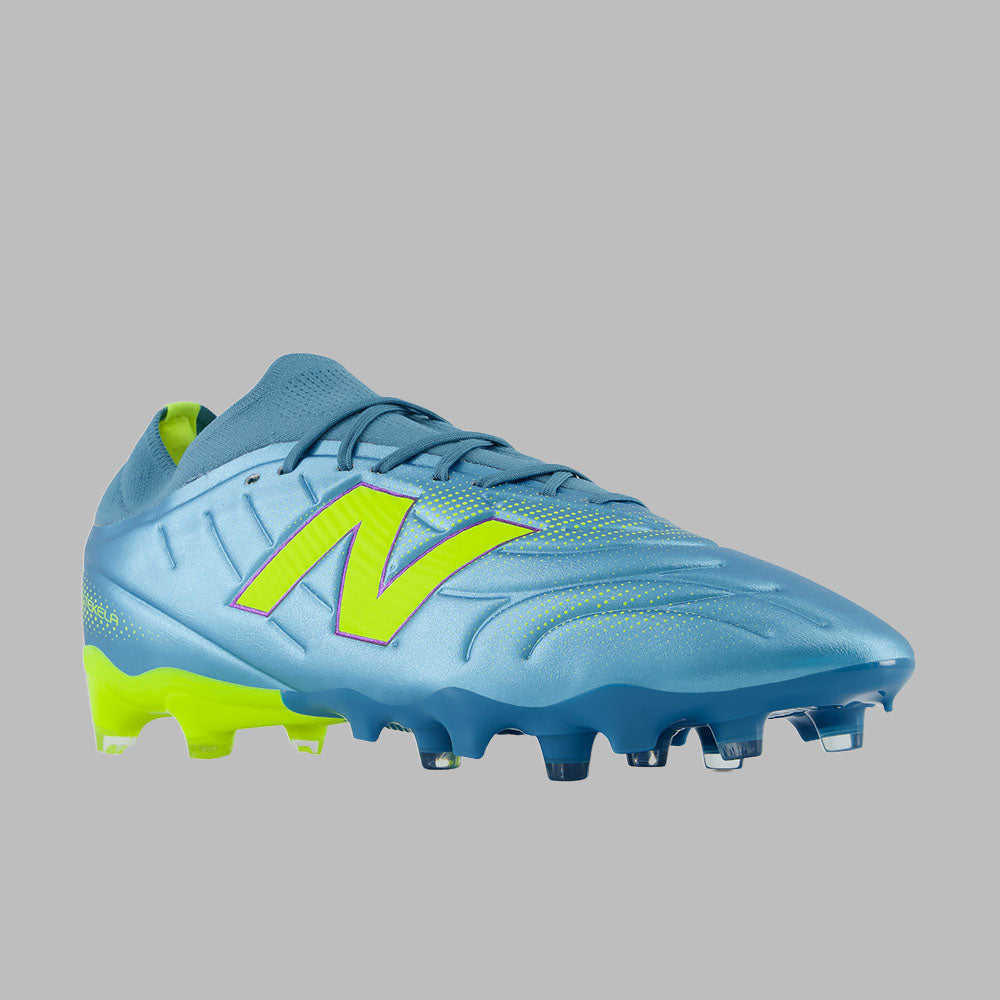 Guayos New Balance Hombre Tekela Team Low Laced FG V5 - Azul - Fútbol |Césped Natural