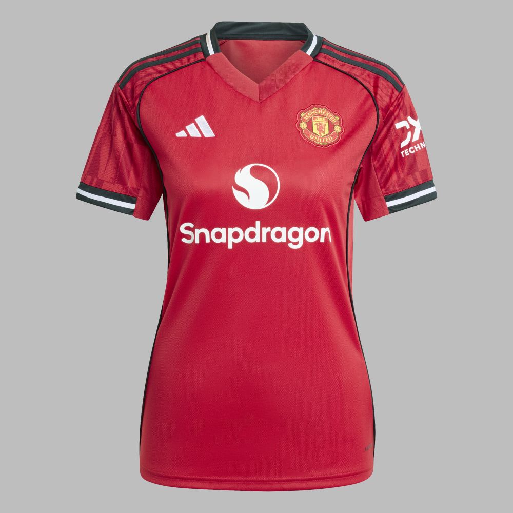 Camiseta adidas Mujer Local Manchester United 25/26 - Rojo