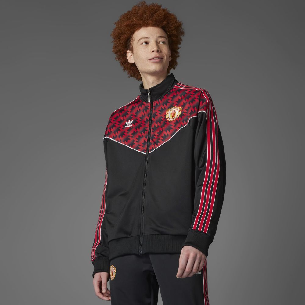 Chaqueta adidas Hombre Manchester United Track Top  - Negro