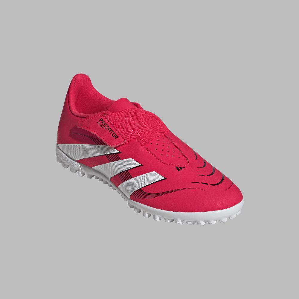 Torretin adidas Kids Predator Club Vel TF-Rojo-Blanco