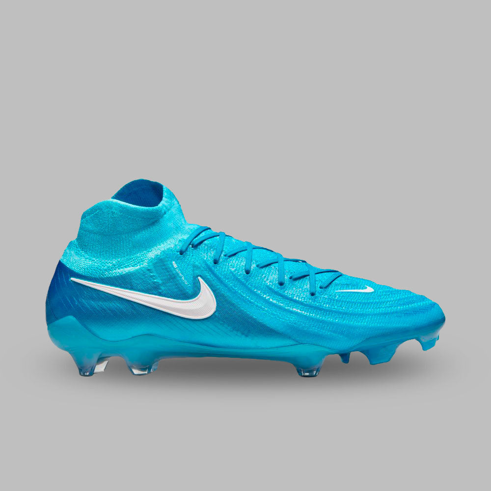 Guayos Nike Hombre Phantom Luna II Elite FG - Azul-Blanco