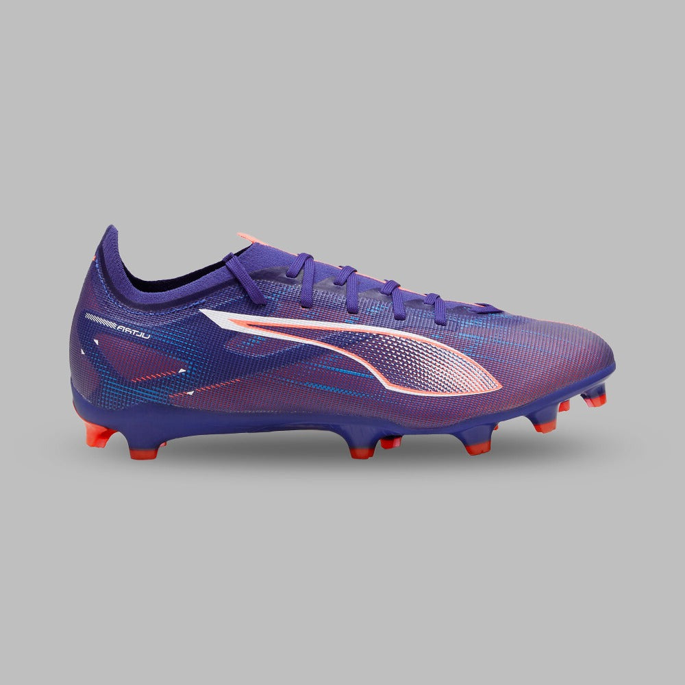 Guayos Puma Mujer Ultra 5 Match FG/Ag- Morado-Salmon