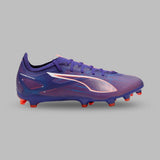 Guayos Puma Mujer Ultra 5 Match FG/Ag- Morado-Salmon