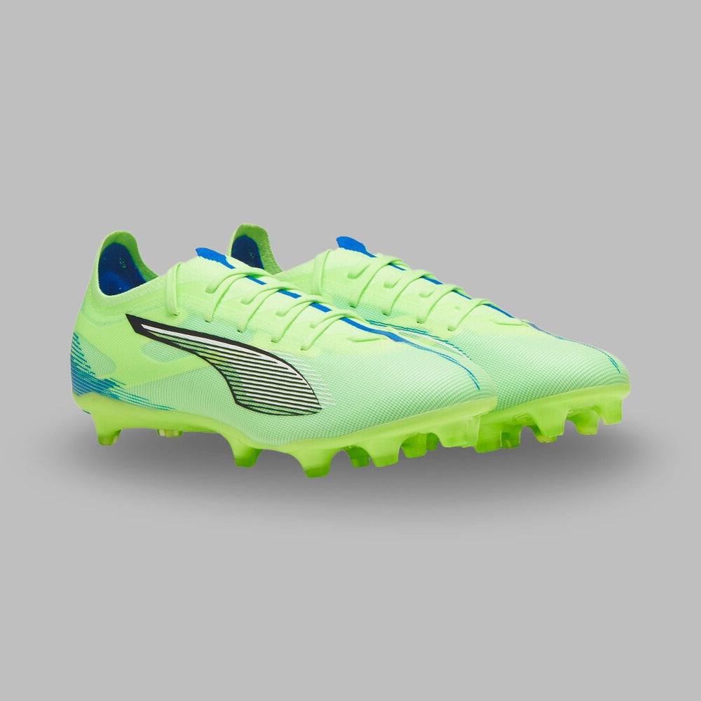Guayos Puma Mujer Ultra 5 Match FG/Ag- Verde-Azul