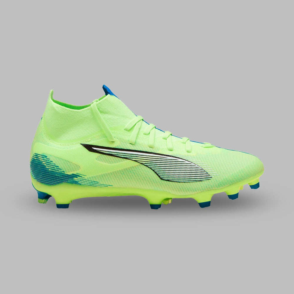 Guayos Puma Mujer ultra 5 match FG- Verde-Azul
