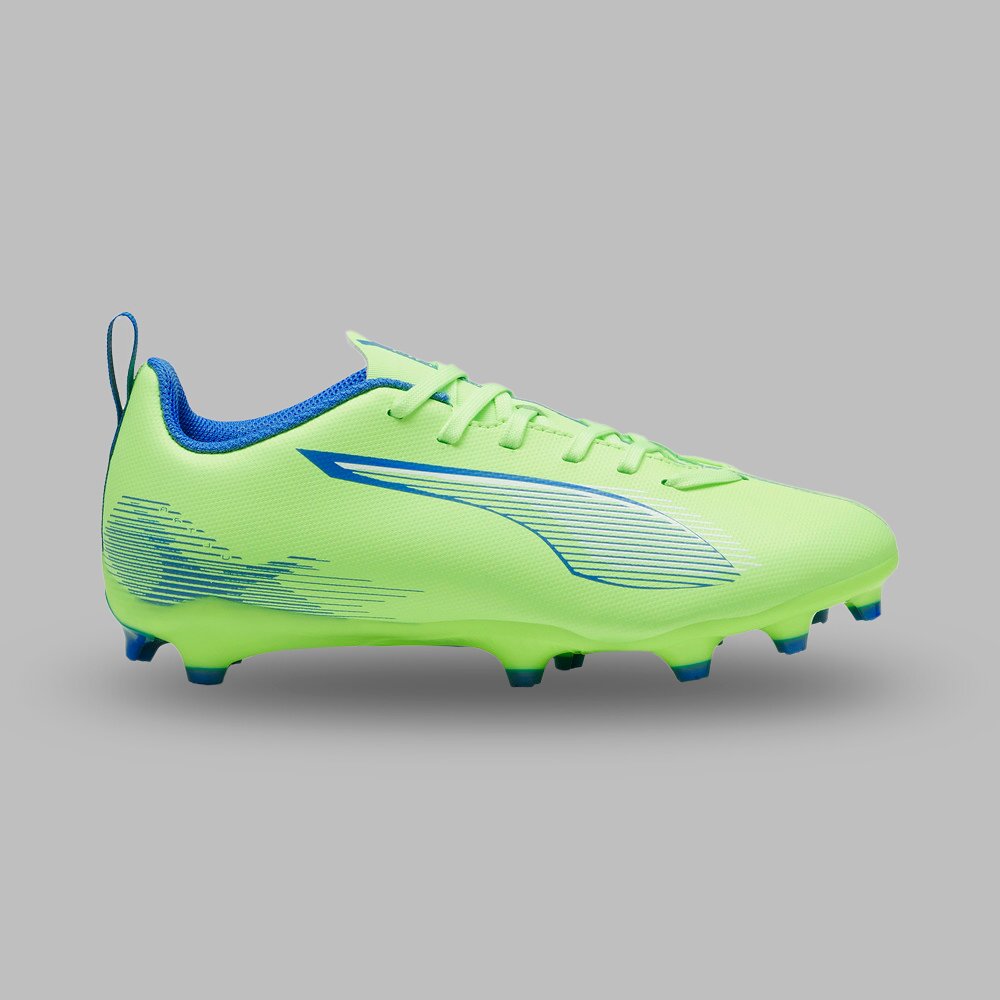 Guayos Puma Kids Ultra 5 Play FG/Ag- Verde-Azul