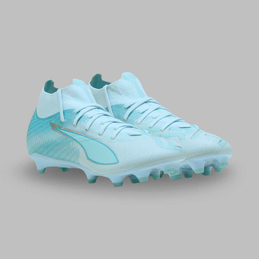 Guayos Puma Mujer Ultra 5 Match+ Light Up FG/AG Azul