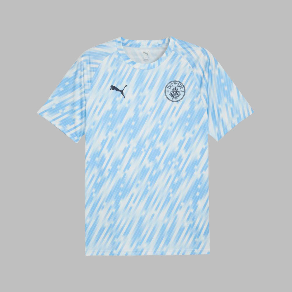 Camiseta Puma Hombre Prepartido del Manchester C. - Blanco