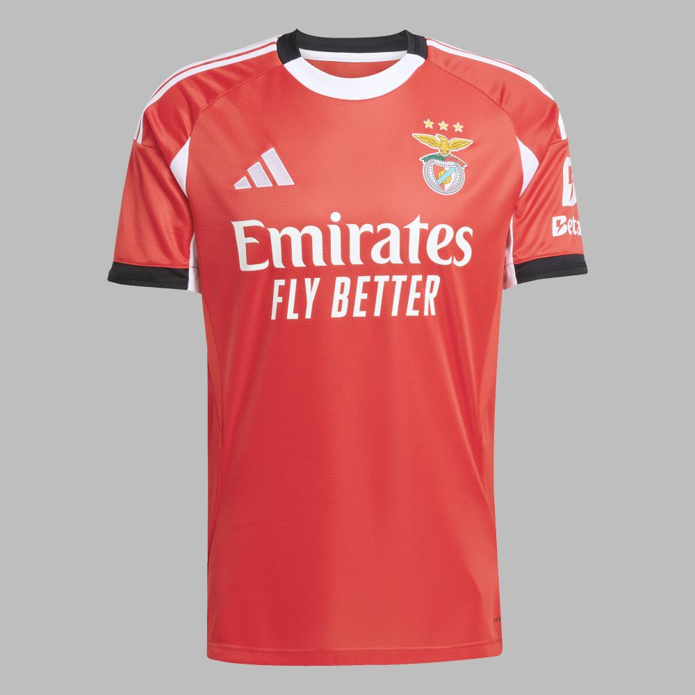 Camiseta adidas Hombre local del Benfica 25 - Rojo - Blanco