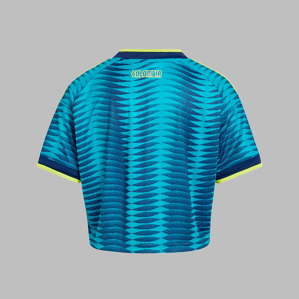 Camiseta adidas Mujer Corta Visitante Selección Colombia 26 - Azul
