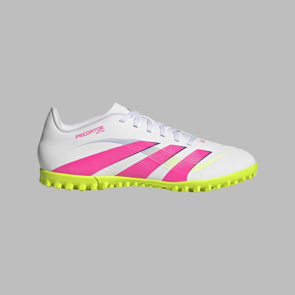 Torretin adidas Unisex Predator Club TF -Blanco/Rosado