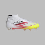 Guayos adidas Mujer F50 Elite Mid Firm FG-Blanco