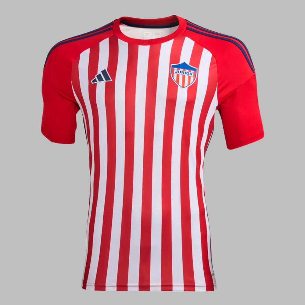 Camiseta adidas Kids Local Junior Fc 2024-Rojo-Blanco