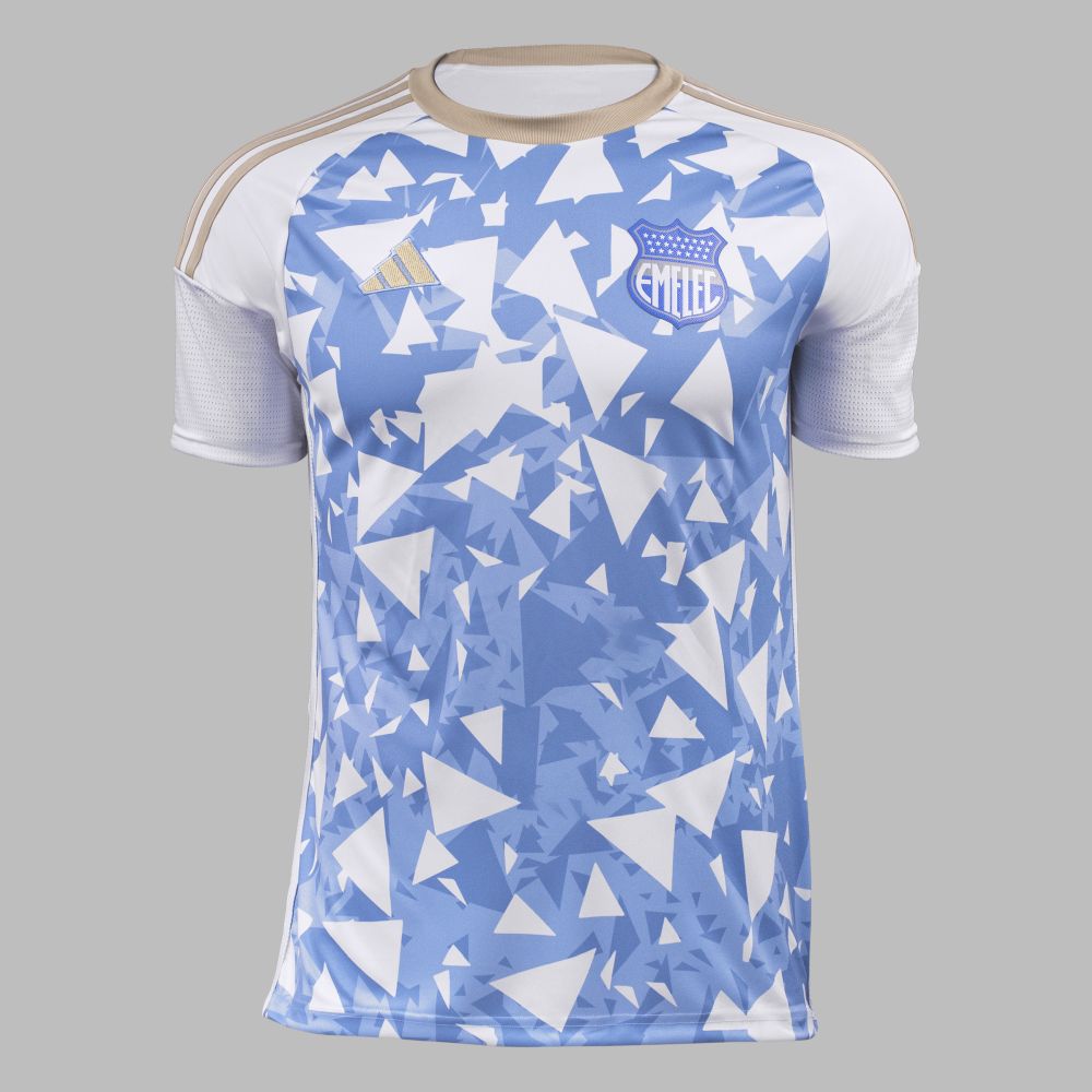 Camiseta adidas Hombre Visitante Emelec 24 - Blanco-Azul