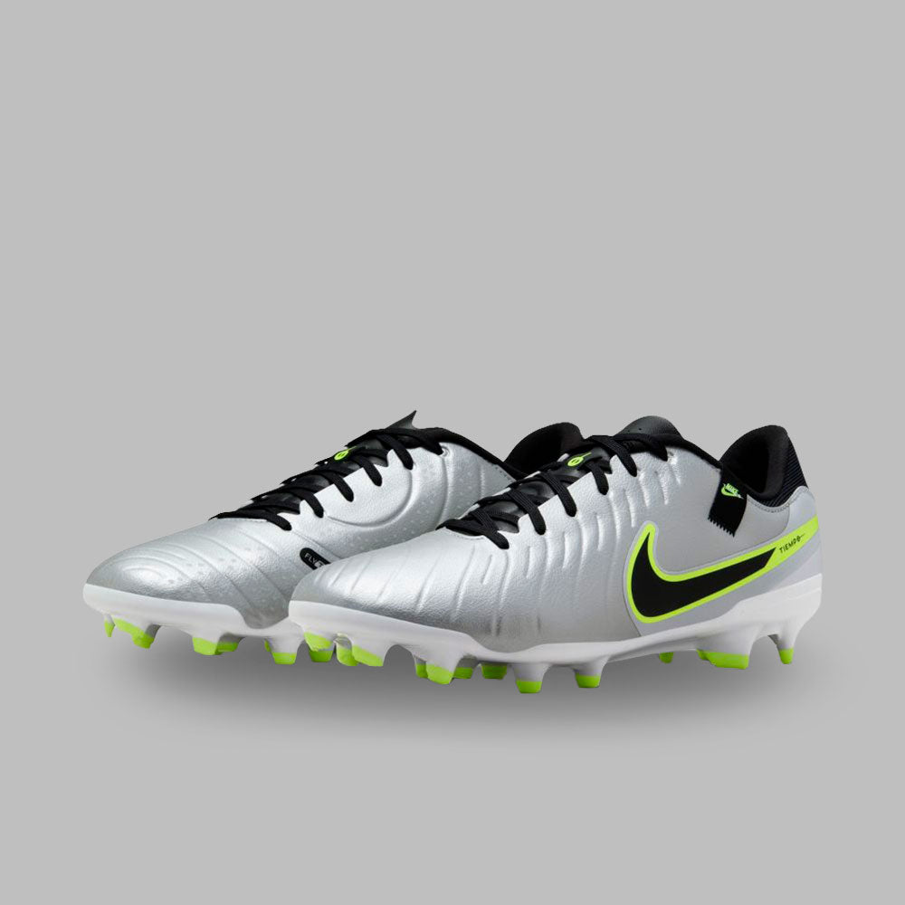 Guayos Nike Hombre Legend 10 Academy FG/MG - Plateado