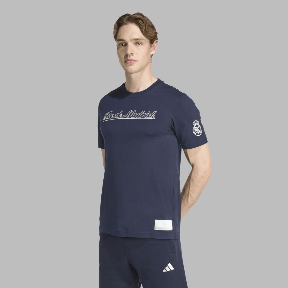 Camiseta adidas Hombre Real Madrid US Pack - Azul