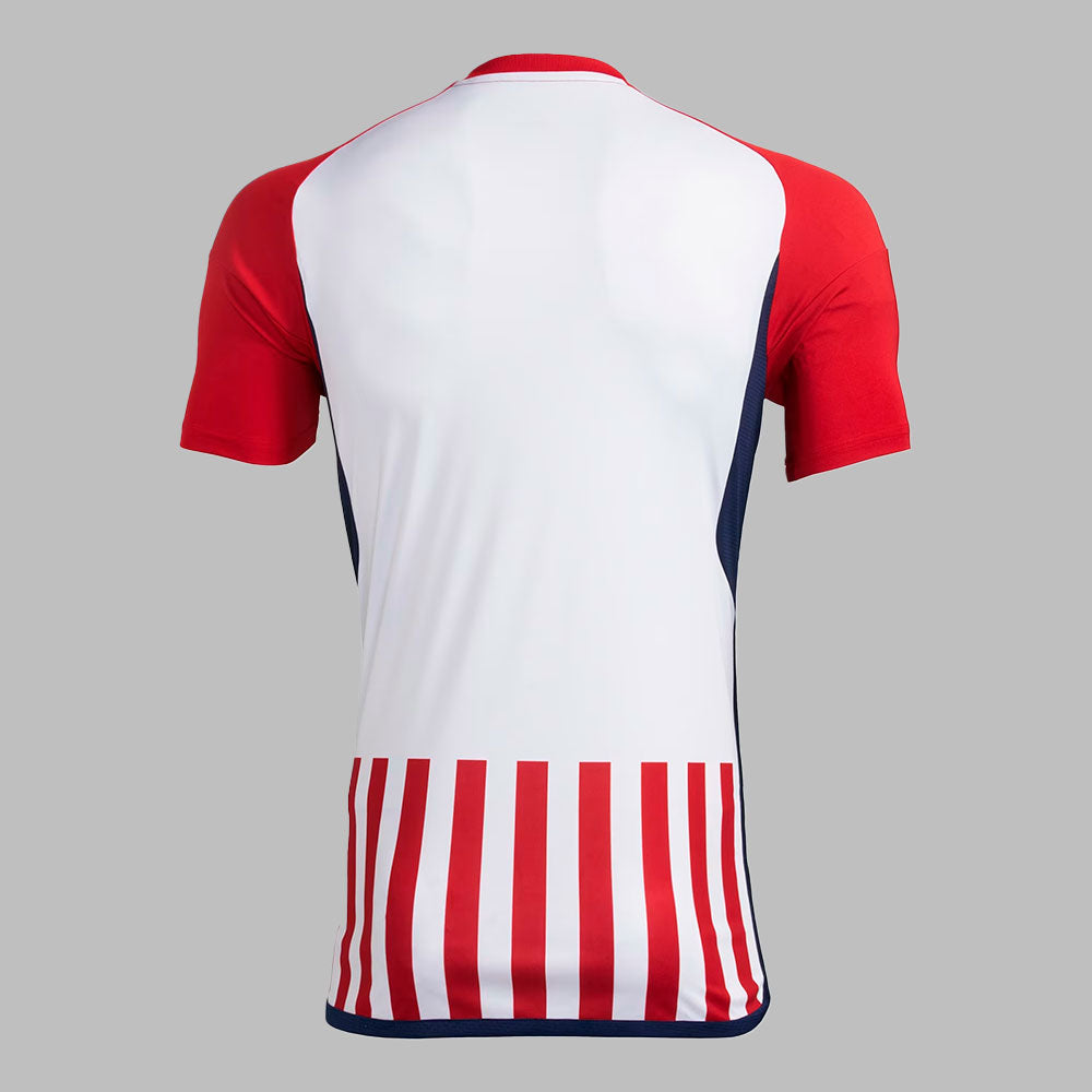 Camiseta adidas Kids Local Junior Fc 2024-Rojo-Blanco