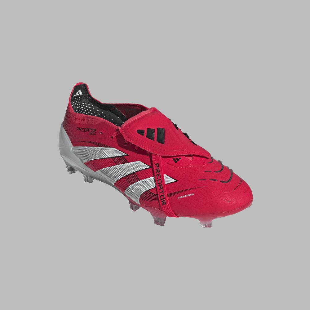 Guayos adidas Unisex Predator Elite Fold-Over Tongue FG-Rojo